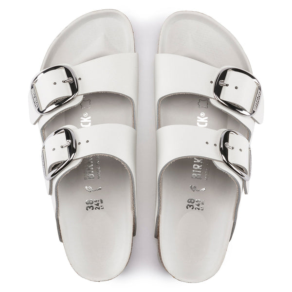 ARIZONA BIG BUCKLE - WHITE - LEATHER