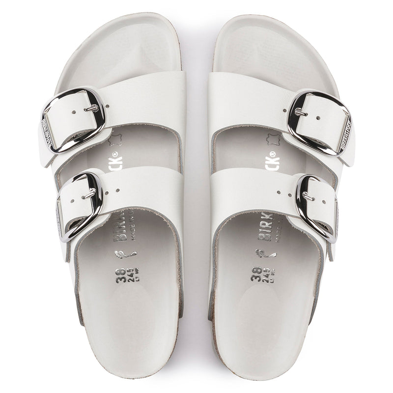 ARIZONA BIG BUCKLE - WHITE - LEATHER