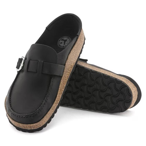 Buckley Oiled Leather- Black